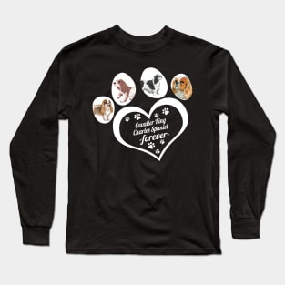 Cavalier King Charles Spaniel forever dog lover Long Sleeve T-Shirt